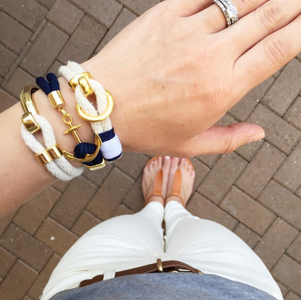 Deckard - Ivory/Navy/White/Gold M