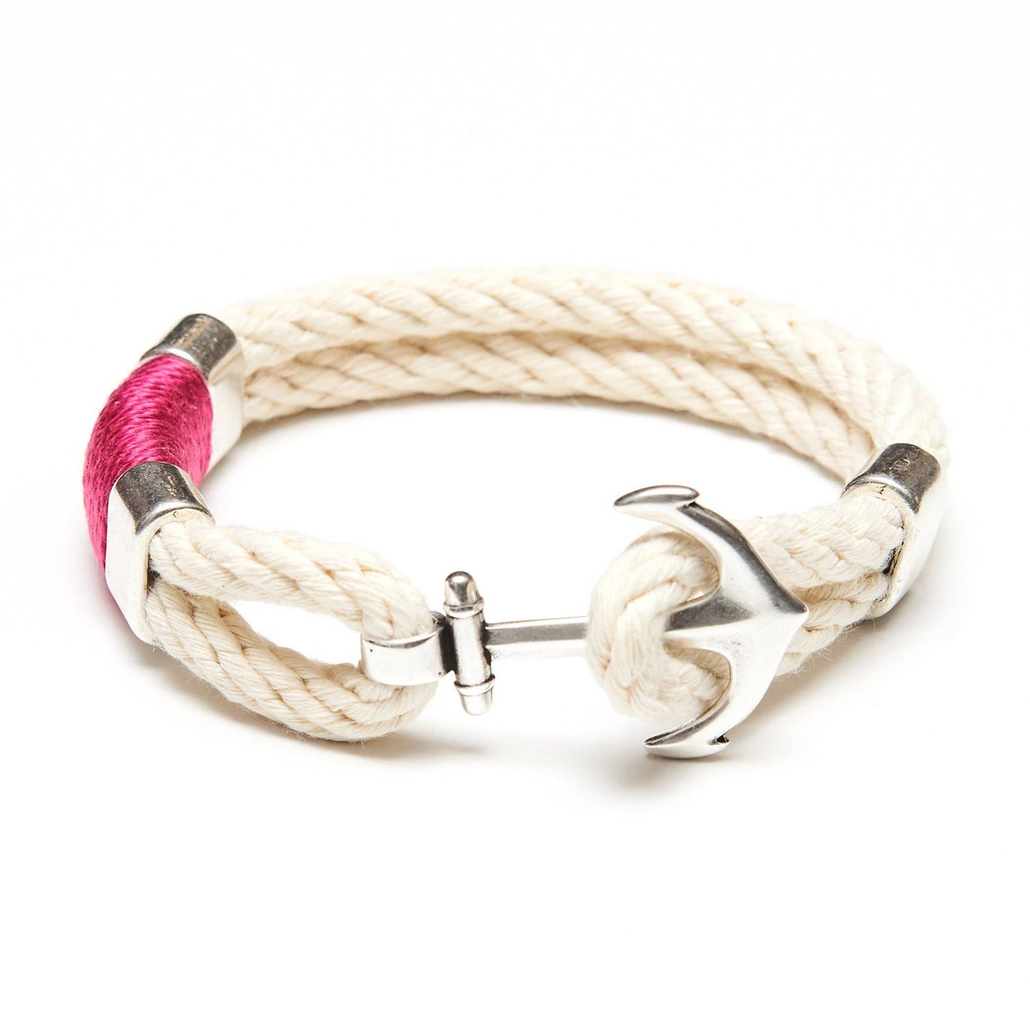 Waverly Bracelet - Ivory/Pink/Silver: M