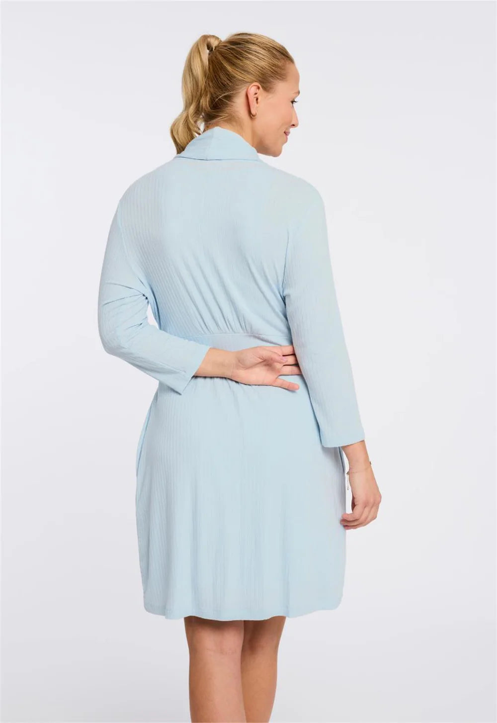 Fleur't Iconic Robe (Lagoon Pointelle)