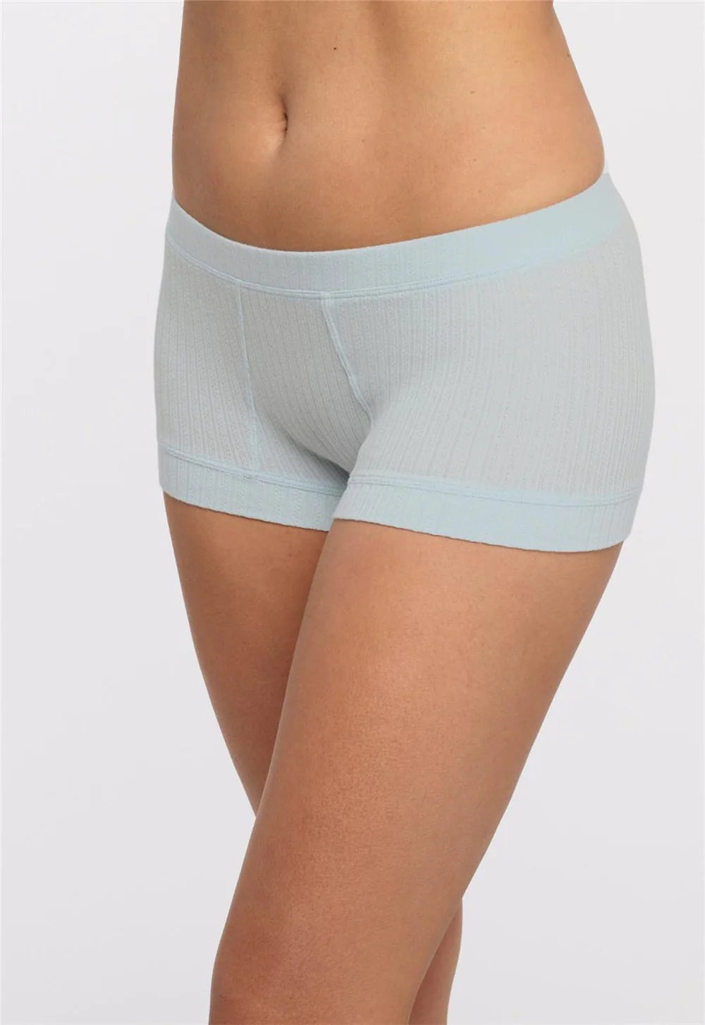 Fleur't Boxer Short (Lagoon Pointelle)