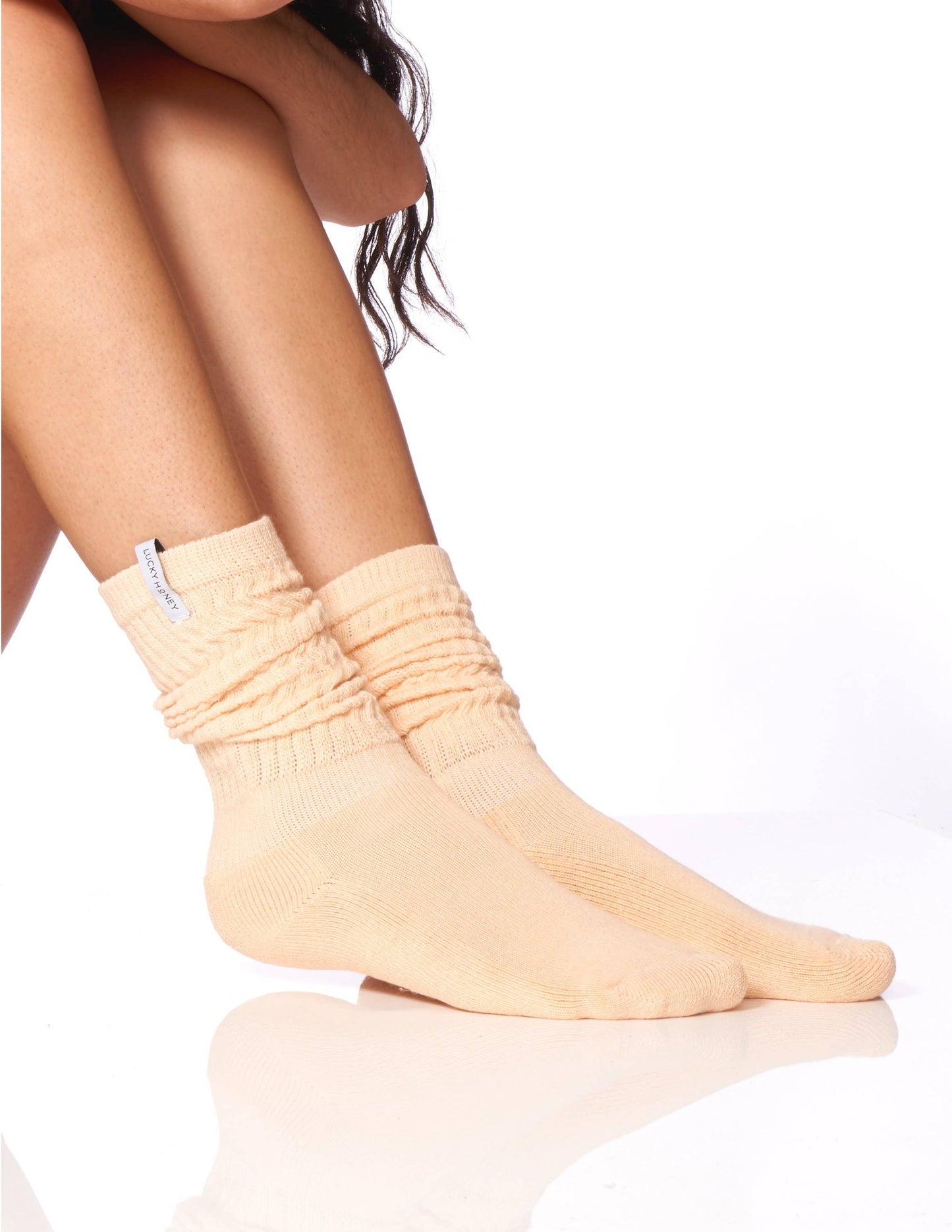 The Lightweight Scrunchie Sock Tan