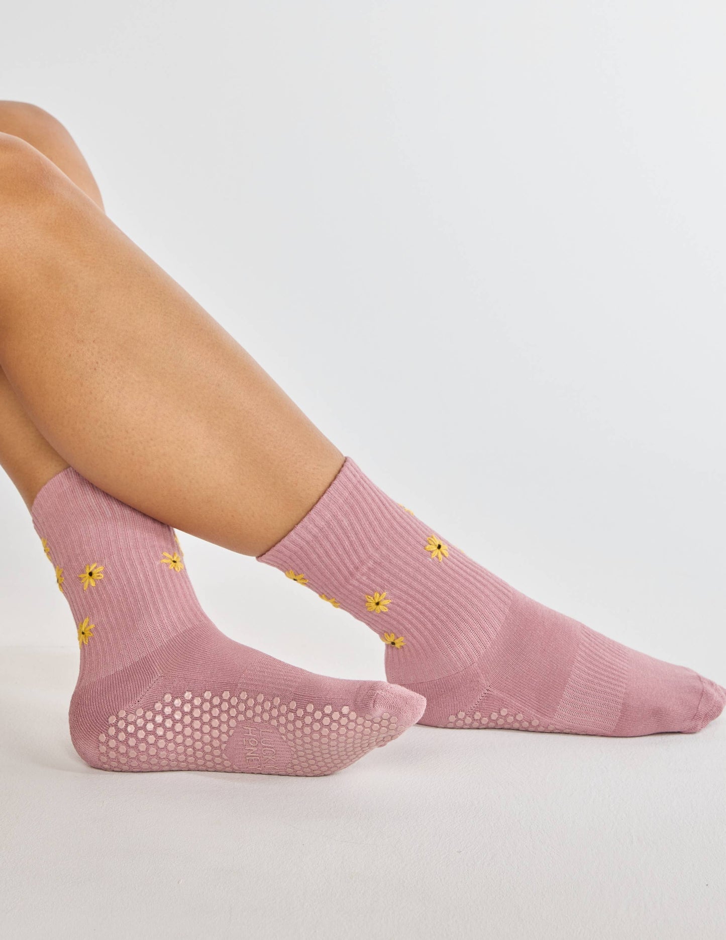 The Daisy Grip Sock: Deep Ocean