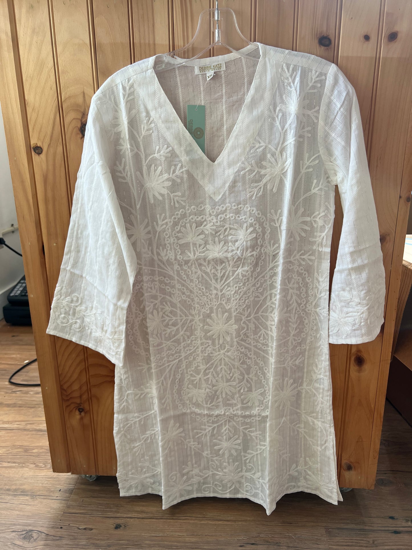 Clover Shimmer Bead Beach Tunic