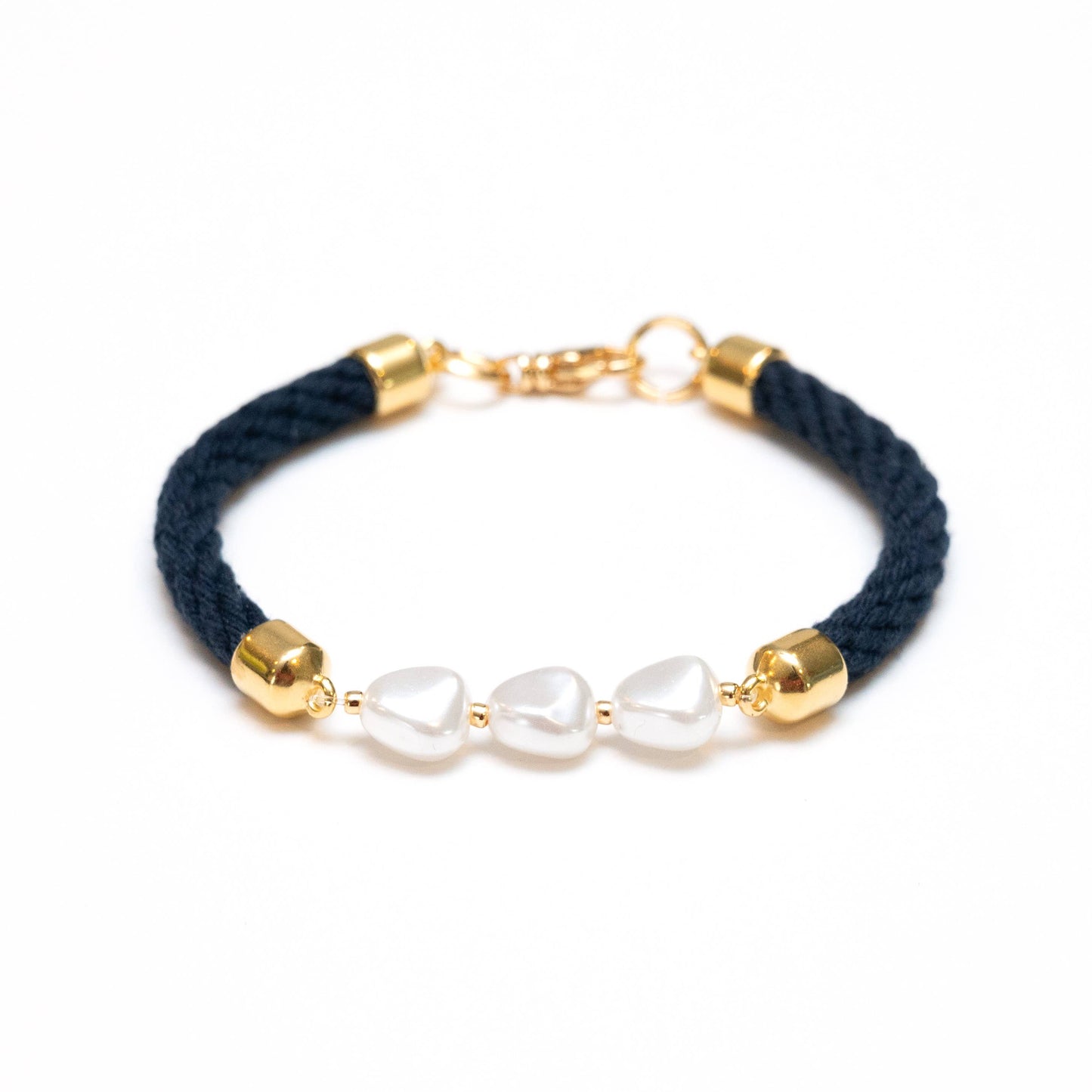 Atlantic Bracelet - Navy/Gold M