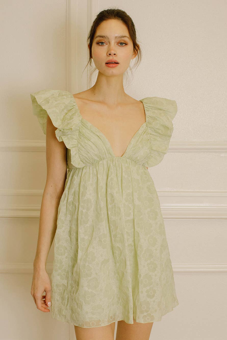 LYDIA BABY DOLL MINI DRESS