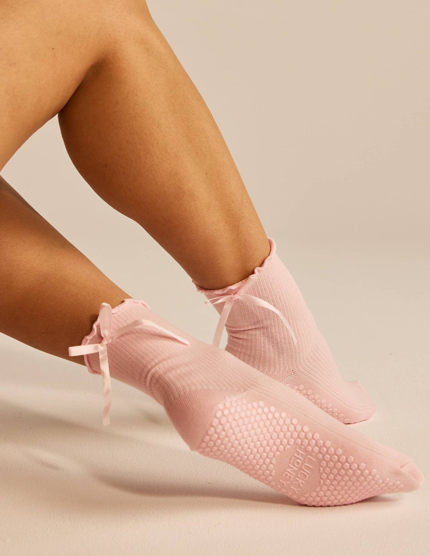 The Juliet Sock: Ballet Pink