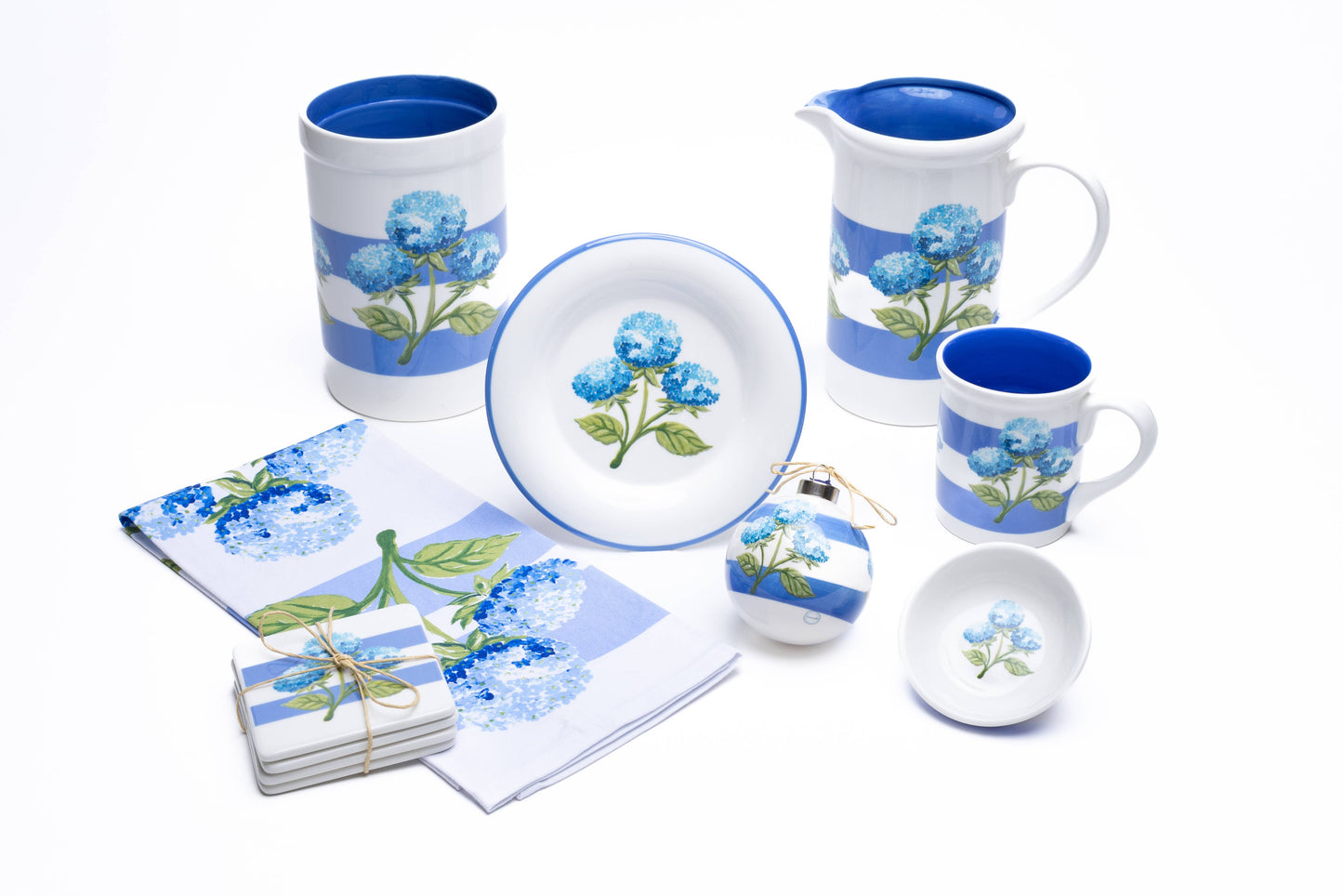 Hydrangea 4 Piece Coaster Set
