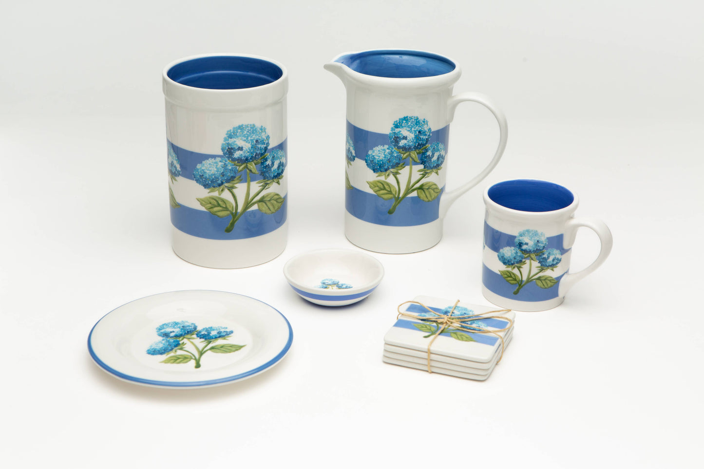 Hydrangea 4 Piece Coaster Set
