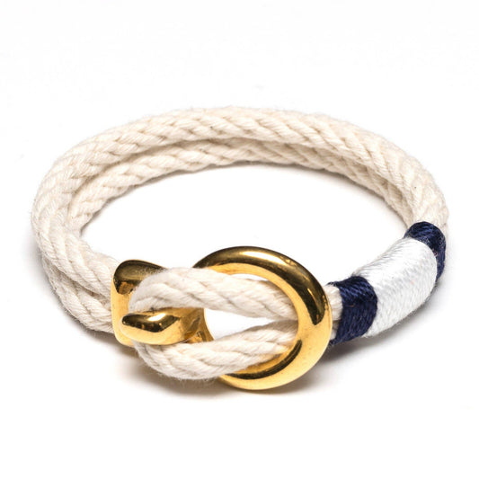 Deckard - Ivory/Navy/White/Gold M