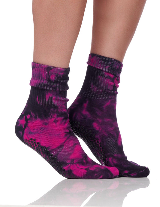 The Tie-Dye Sock Magenta