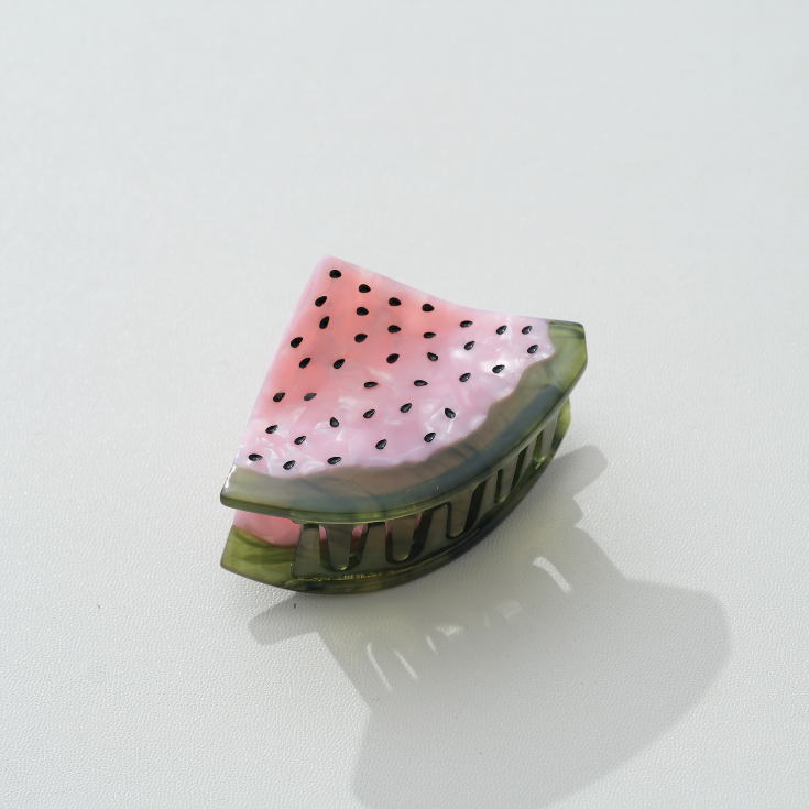 Pink Watermelon Claw Clip - Small