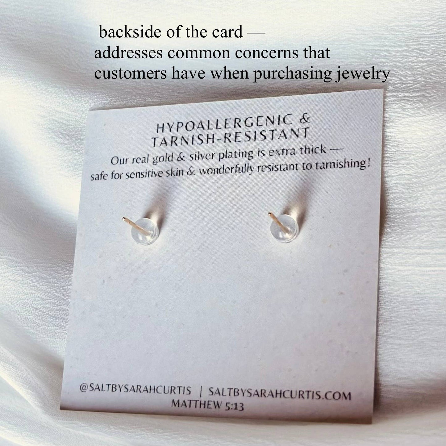 CRYSTAL FLOWER STUDS | 18k gold | dainty stud earrings