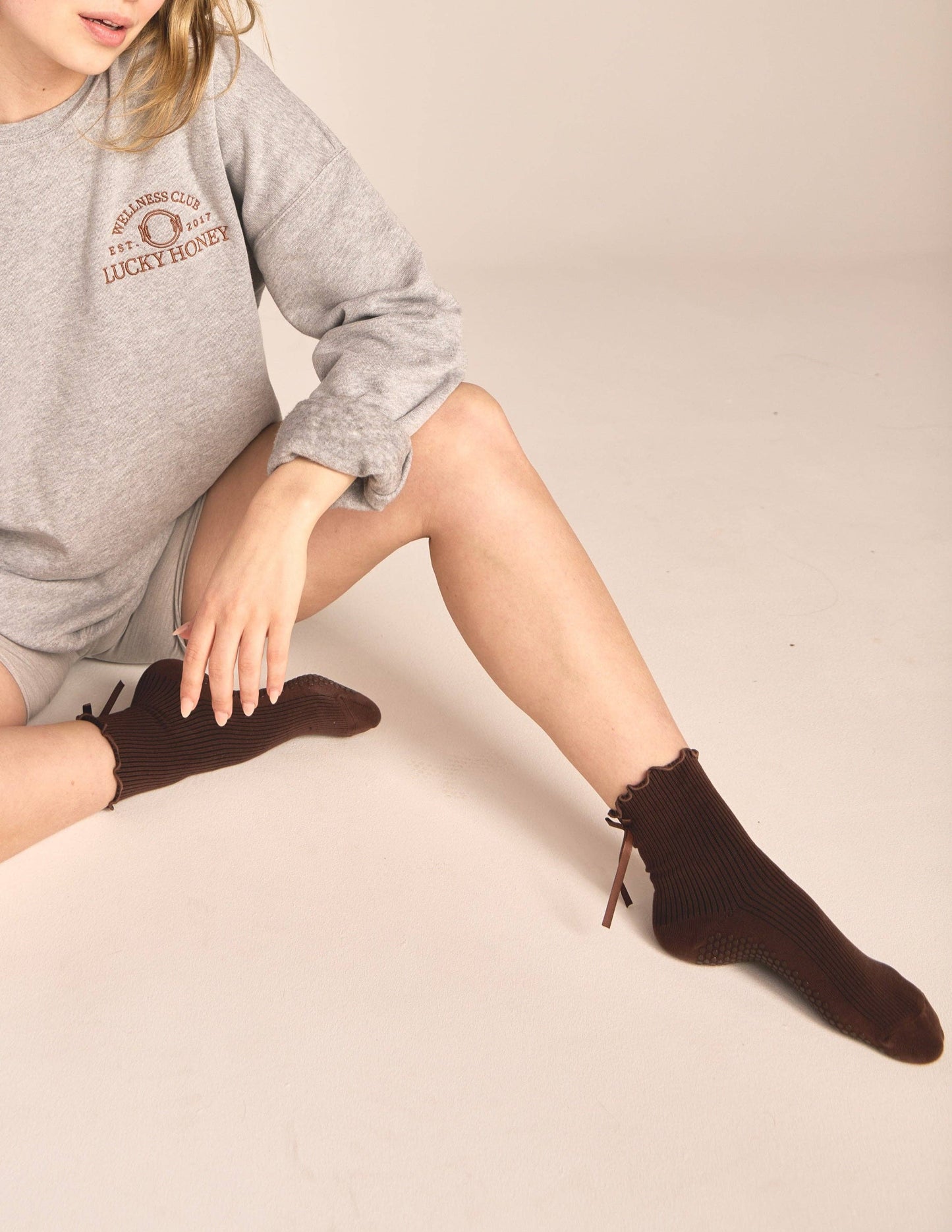 The Juliet Sock: Ballet Pink