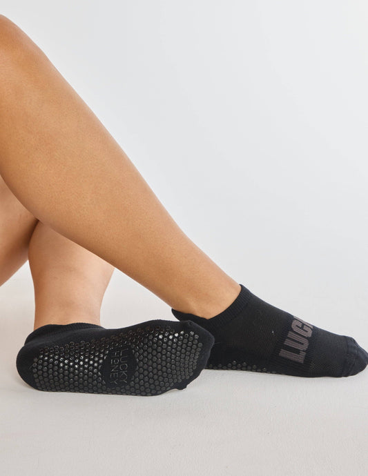 The Ankle Grip Sock: Black