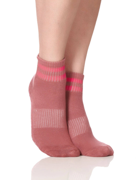 The Boyfriend Sock Mauve, One Size