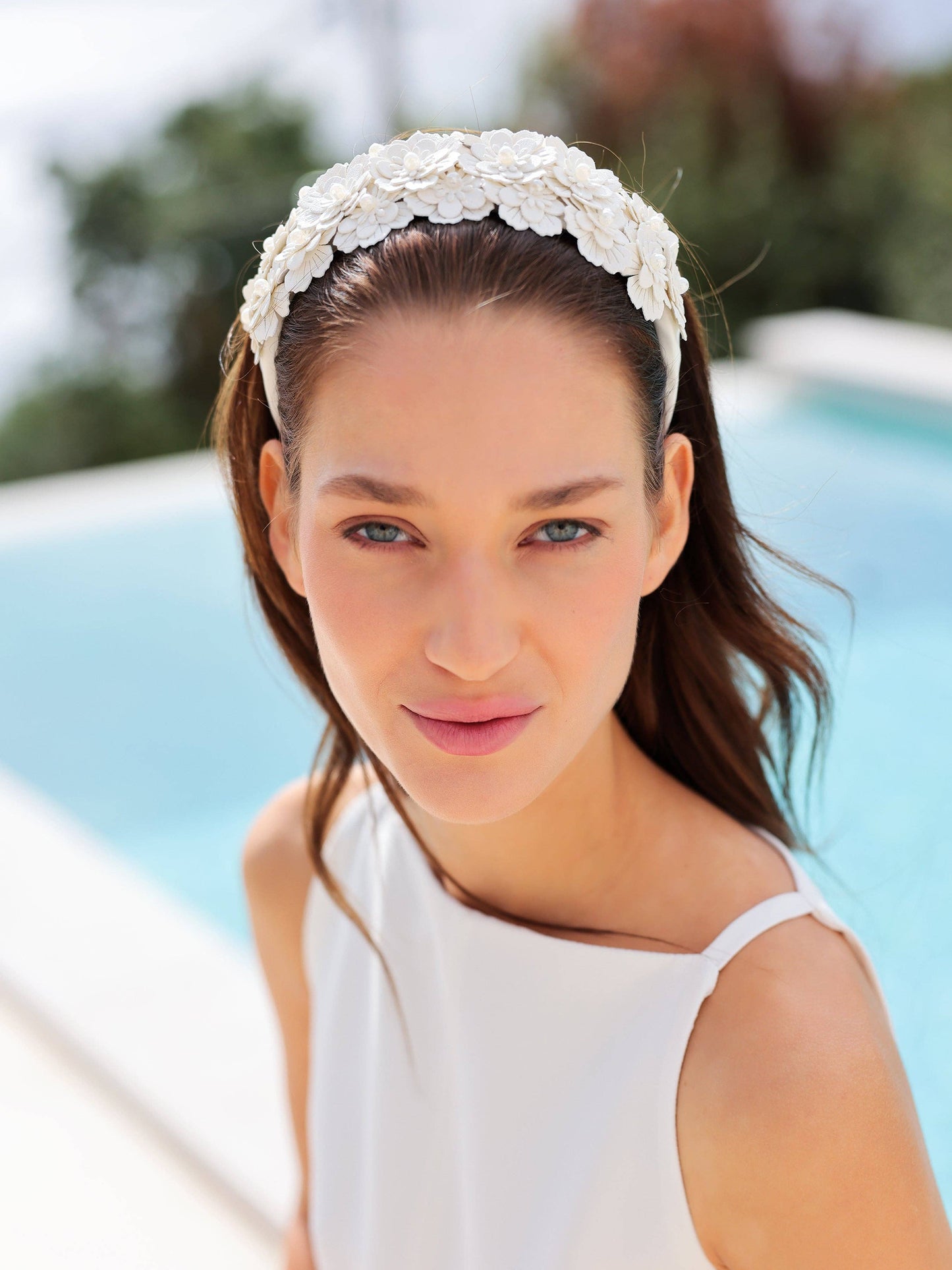 FLORA HEADBAND, IVORY