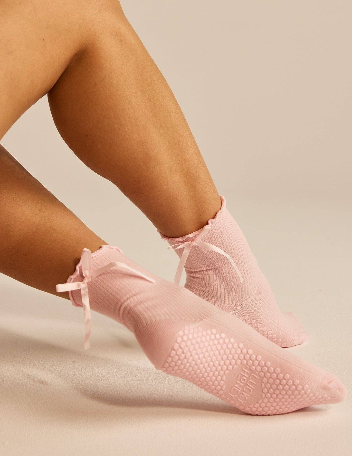 The Juliet Sock: Ballet Pink