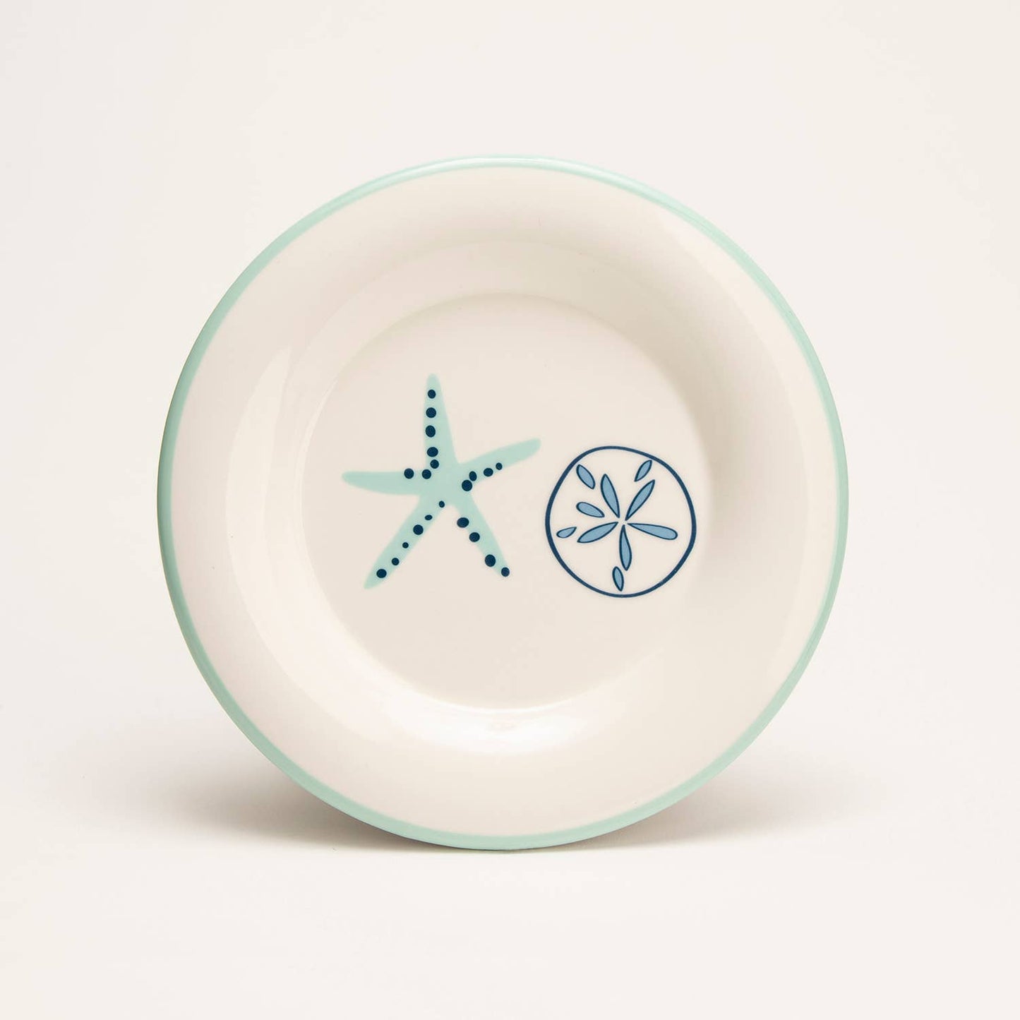 Aqua Shells Round Plate