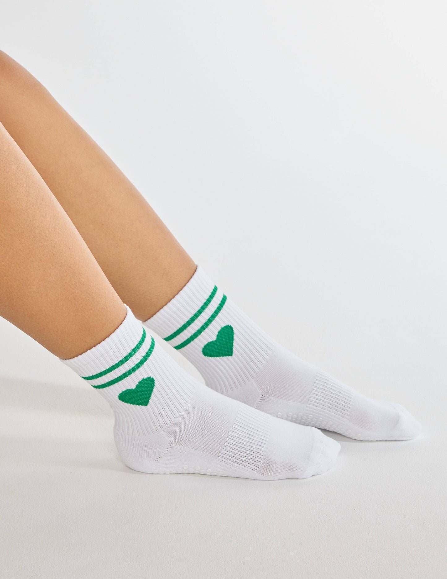 The Emmie Sock: Green Heart