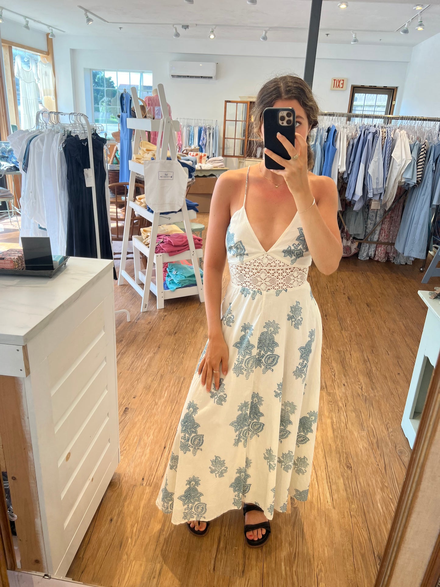 Isabella Maxi Dress - Turquoise