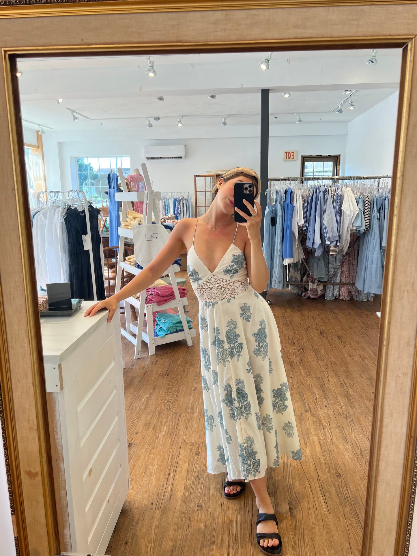 Isabella Maxi Dress - Turquoise