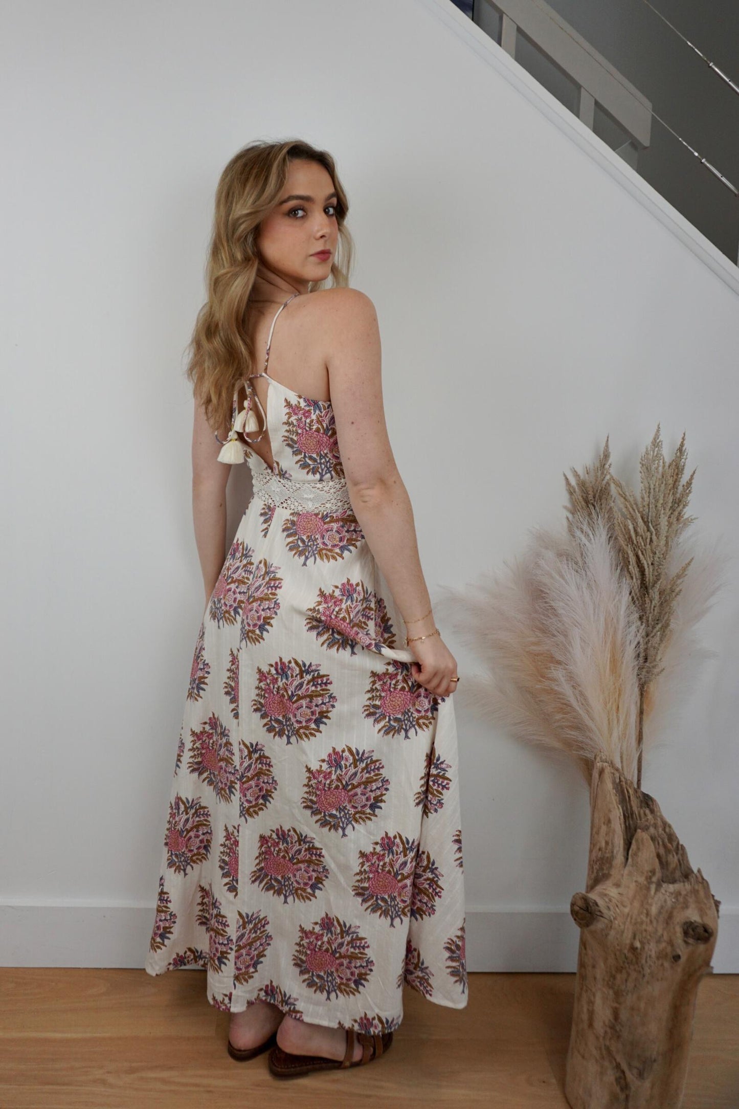 Isabella Maxi Dress - Blush