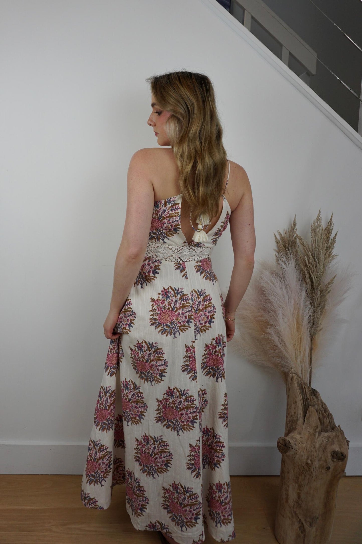 Isabella Maxi Dress - Blush