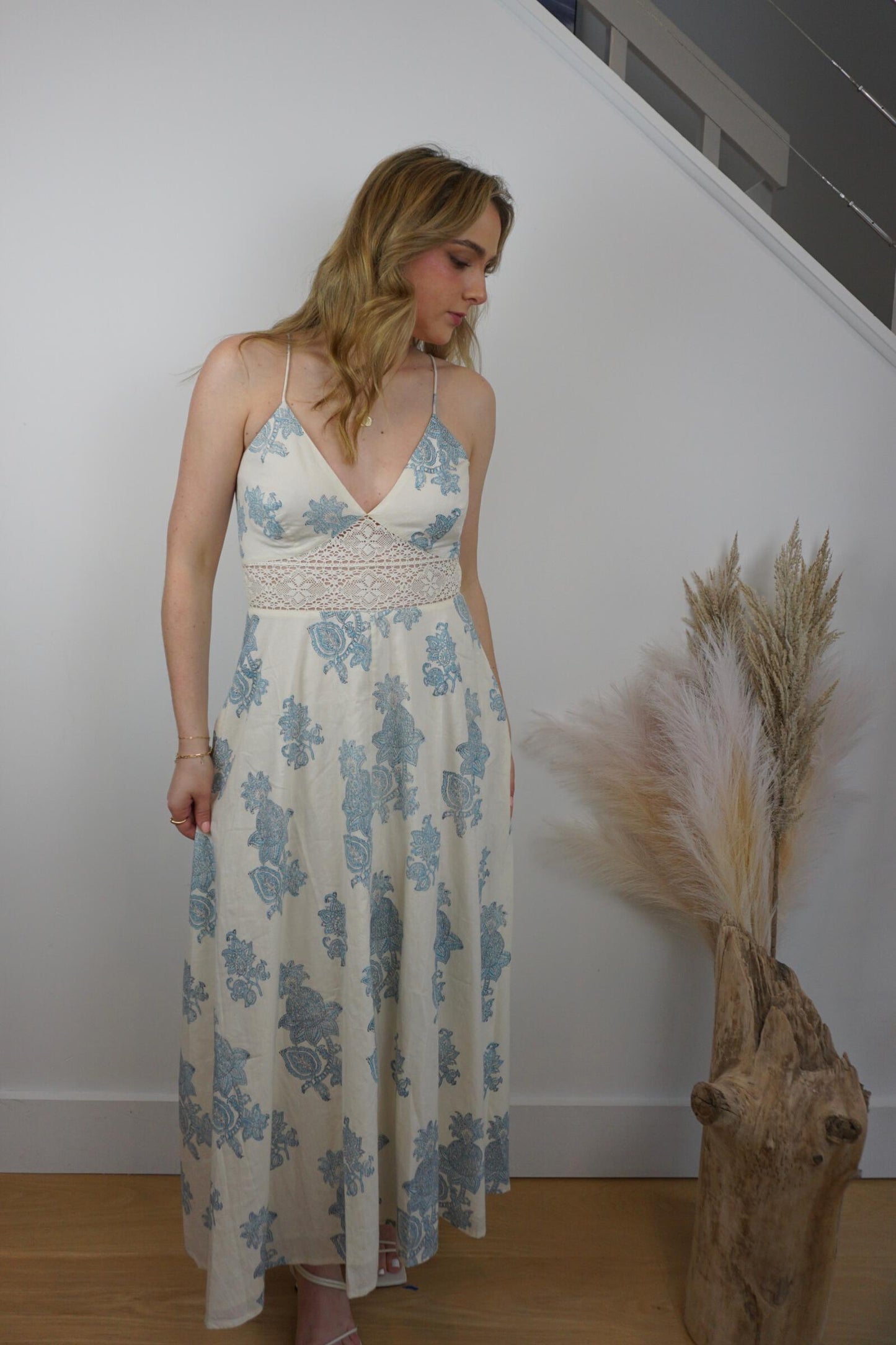 Isabella Maxi Dress - Turquoise