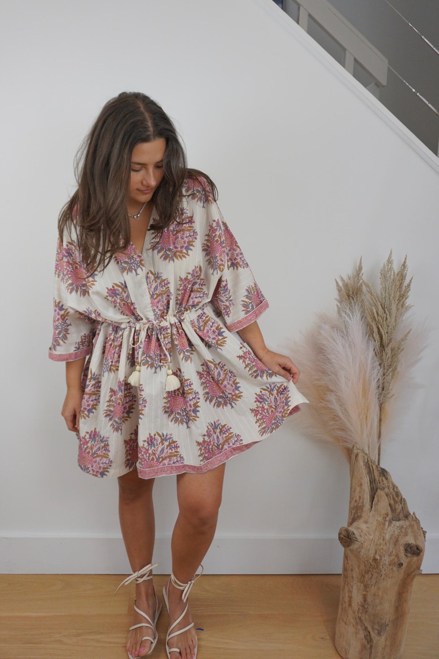 Savannah Mini Dress - Blush