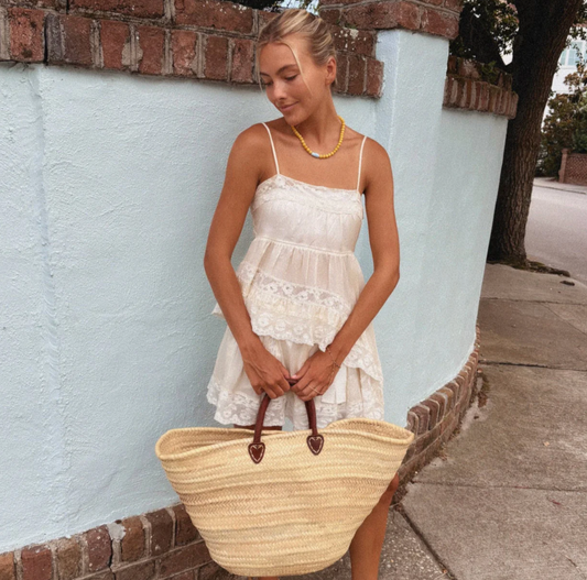 SUN & SEA NECKLACE - GLASS FISH BEAD - HANDMADE IN CHARLESTON