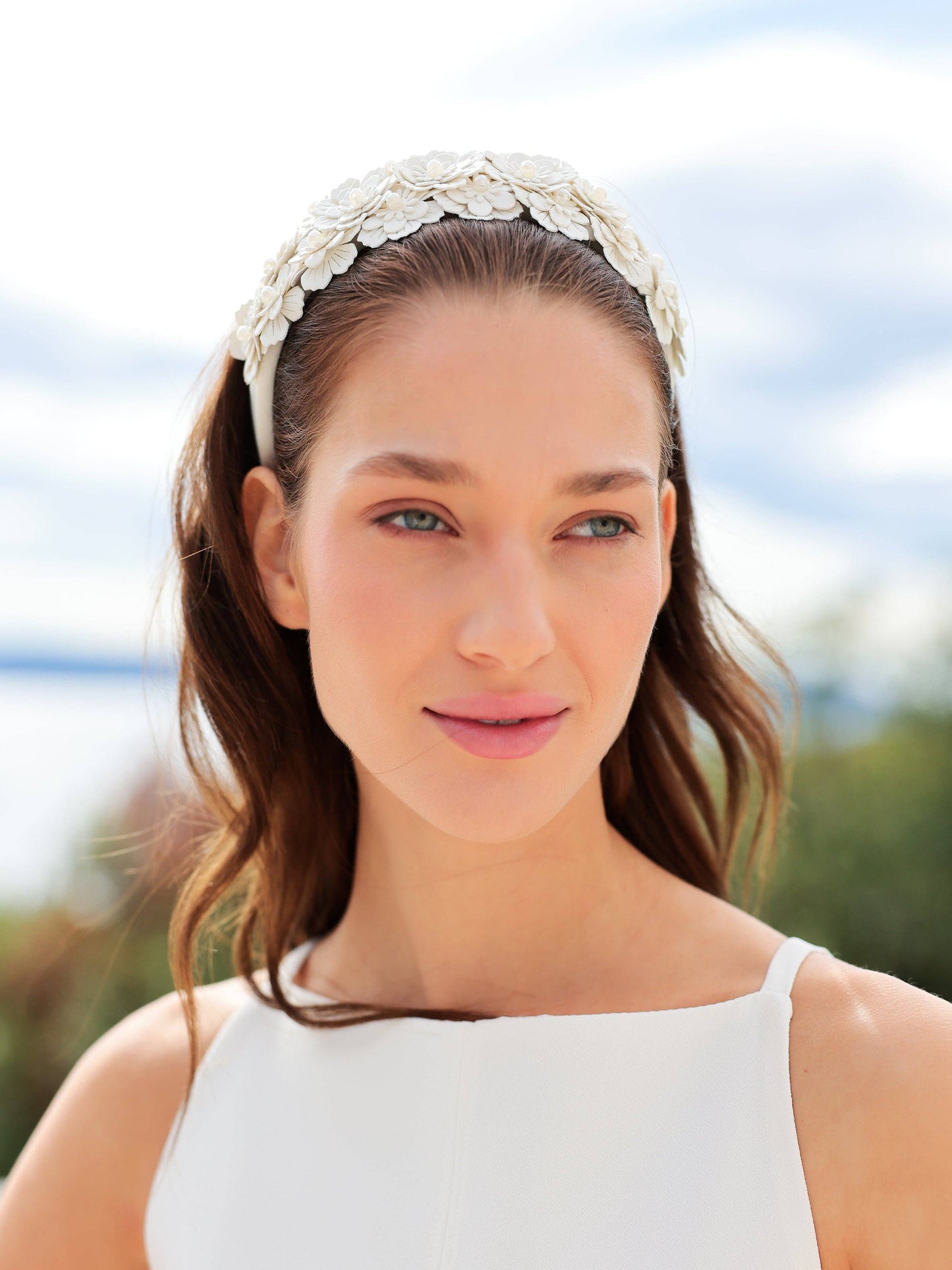 FLORA HEADBAND, IVORY