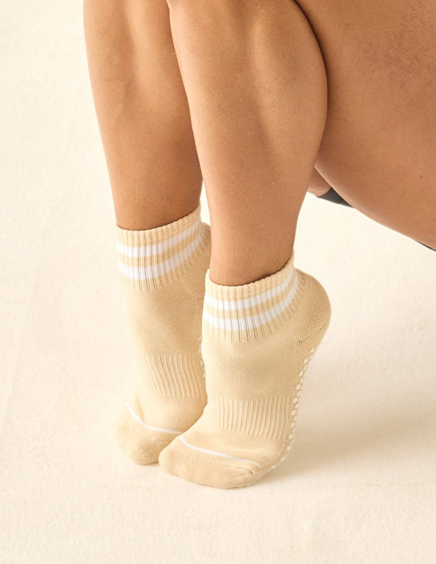 The Boyfriend Grip Sock: White