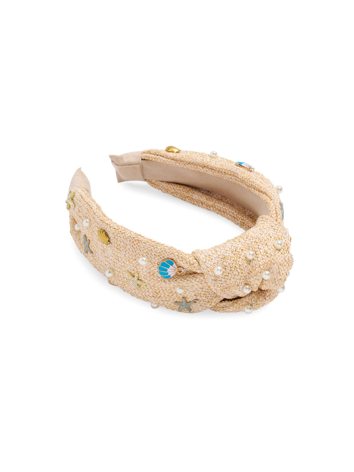 OCEAN CHARMS HEADBAND,NATURAL
