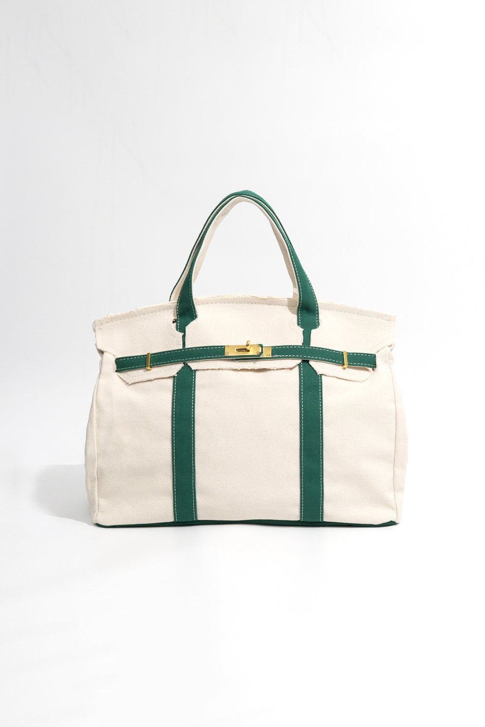 Handmade Premium Cotton Canvas Boatkin Boat Bag (Preorder): Green