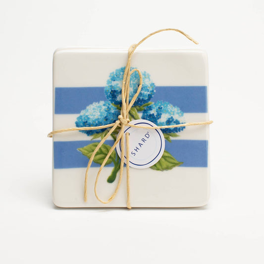 Hydrangea 4 Piece Coaster Set