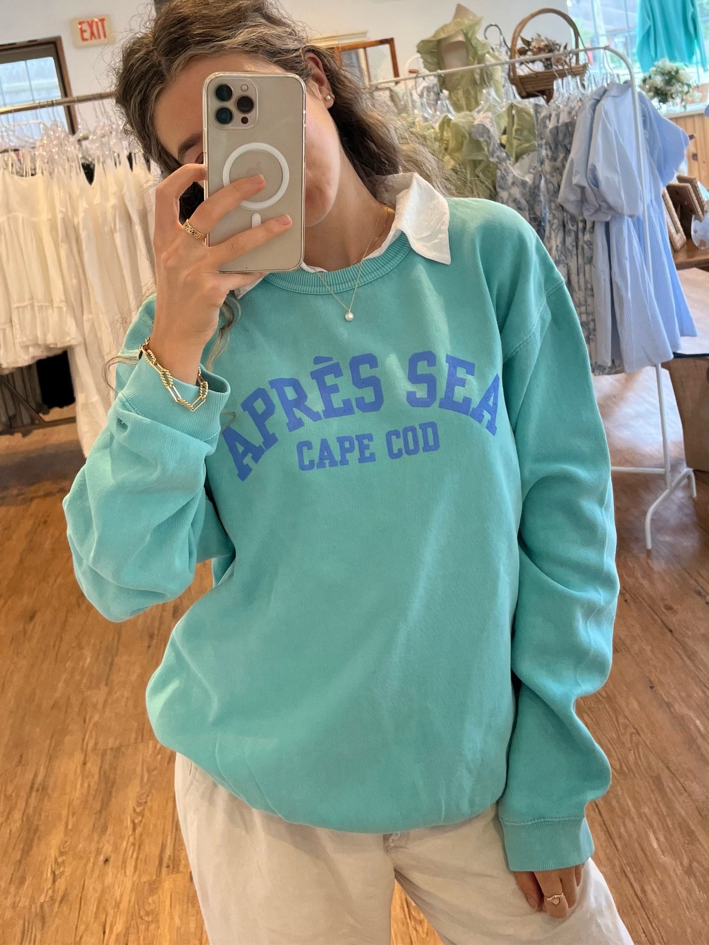 APRÈS SEA CAPE COD ™️ CREW - HYDRANGEA