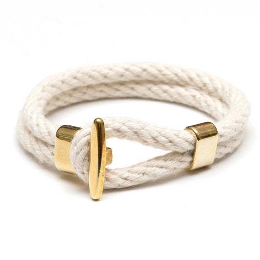 Camden Bracelet -  Ivory/Gold S