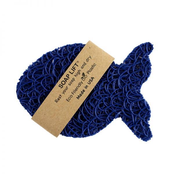 Fish Soap Lift Soap Saver - Royal Blue